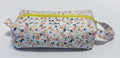 Floral and Yellow Small Zip Case