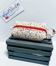 Rosebud - Small Floral Zip Case
